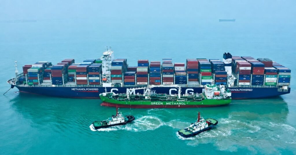 CMA CGM Breaks World Record Again as Biomethanol Bunkering Jumps