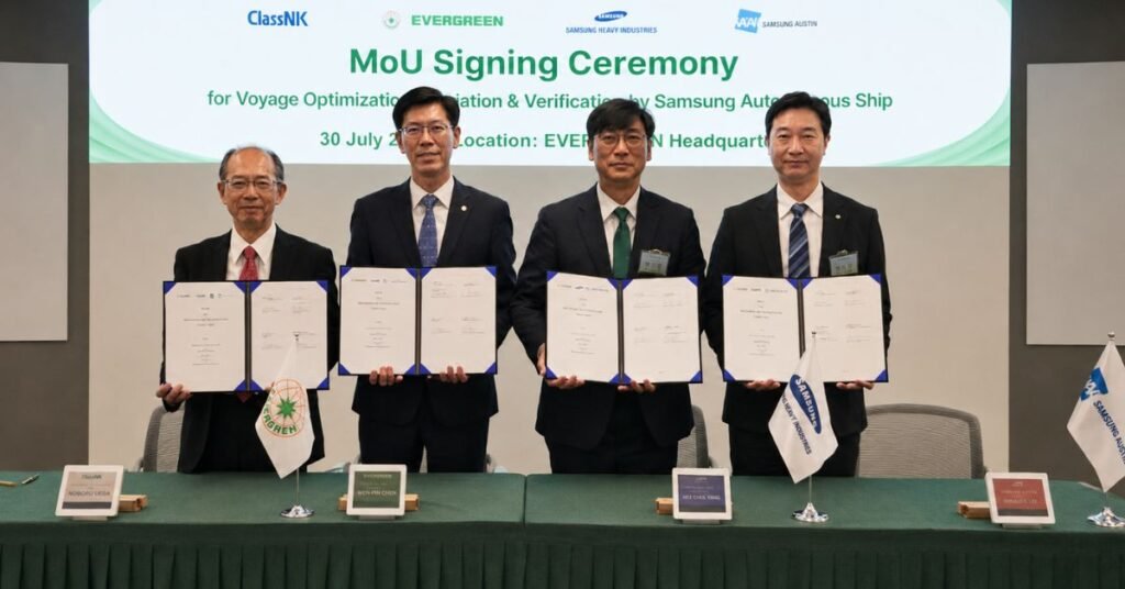 ClassNK joins AI voyage optimisation project with Evergreen and Samsung Heavy Industries