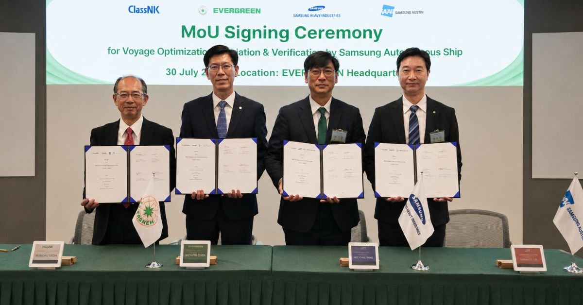 ClassNK joins AI voyage optimisation project with Evergreen and Samsung Heavy Industries