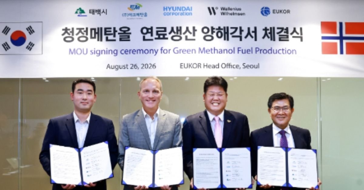 EcoMethanol to supply green methanol to Wallenius Wilhelmsen and EUKOR ships