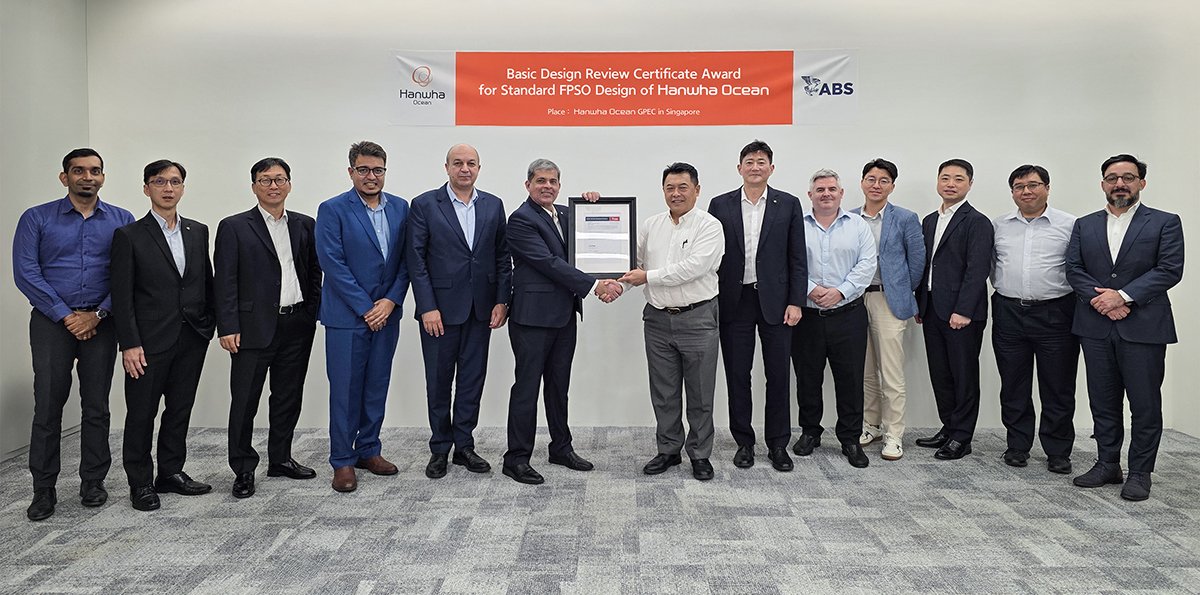 ABS issues certification to Hanwha Ocean