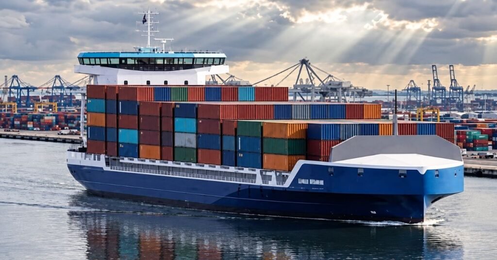 Damen unveils 1,100 TEU container feeder