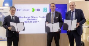HD Hyundai, GTT and LR Develop 150,000 cbm Ultra-Large Ethane Carrier