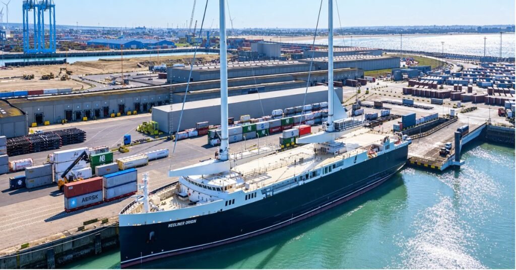 Neoliner Origin Makes First Call at Zeebrugge