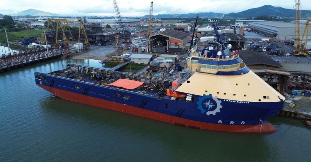 Brazil Delivers First Locally Built Hybrid Offshore Support Vessel