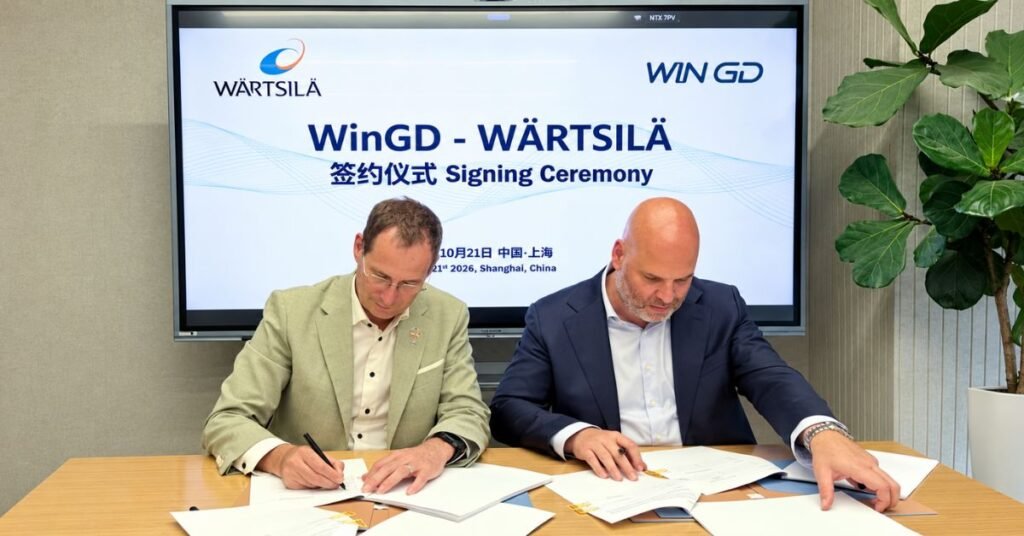 Wärtsilä and WinGD Renew Global Service Agreement
